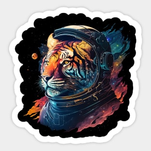 space tiger Sticker